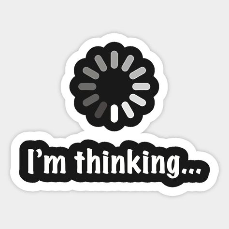 Thinking Sticker, Cool Laptop Stickers, Weird Stickers, خريطة ذهنية, Funny Laptop Stickers, Sticker Design Inspiration, Cute Laptop Stickers, Computer Sticker, Scrapbook Stickers Printable