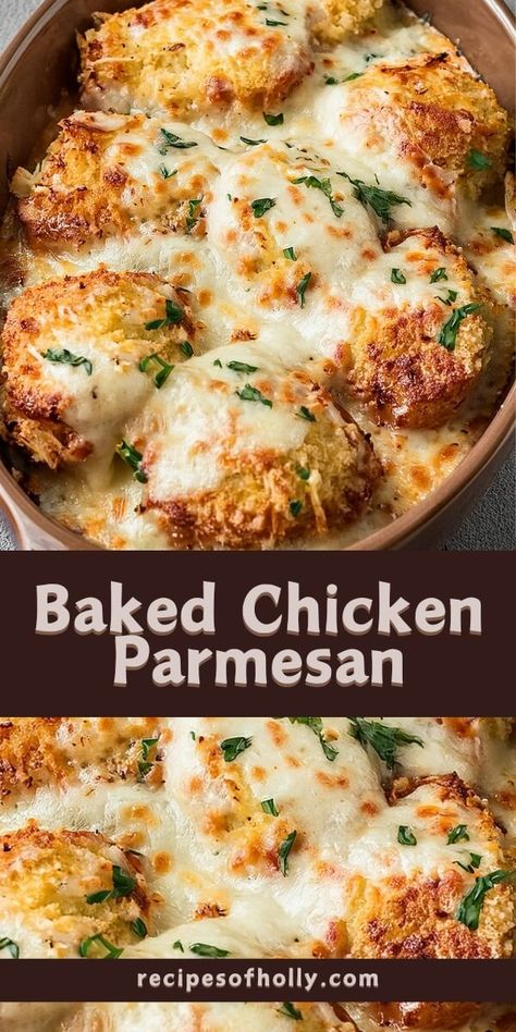 Baked Chicken Parmesan Chicken Parm Sheet Pan Dinner, Savory Baked Chicken Recipes, Chicken Parm In Oven, Baked Mayo Parmesan Chicken, Oven Chicken Meals, Chick Parmesan Recipes, Chicken Parmesan With Pasta, Oven Baked Chicken Parmesan Recipe Easy, Oven Chicken Parmesan Recipe