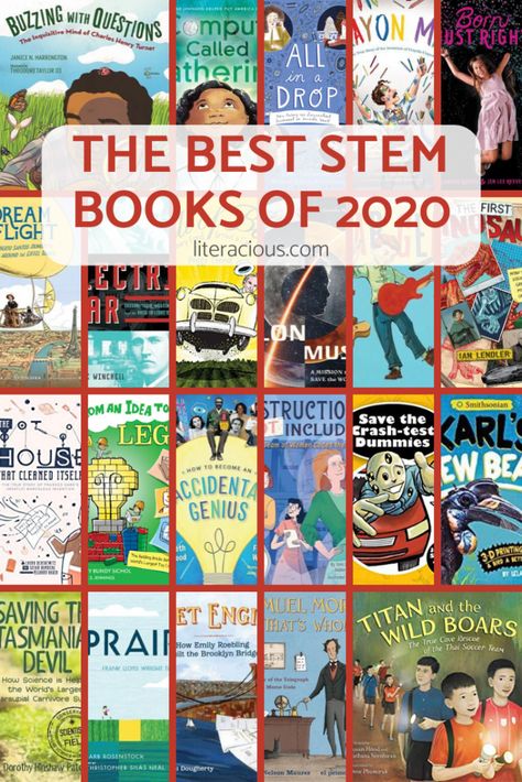 Best STEM Books 2020 – Literacious Best Parenting Books, Stem Books, Creative Math, Middle Grade Books, The White Rabbit, Books For Moms, Parenting Books, Homeschool Science, Books For Boys