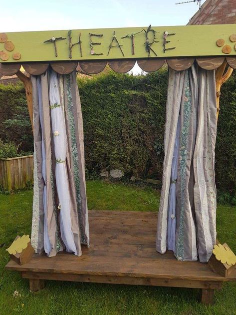 Outdoor Play Spaces, Outdoor Stage, Outdoor Theater, Natural Playground, Outdoor Classroom, Play Spaces, Forest School, Outdoor Learning, Play Area