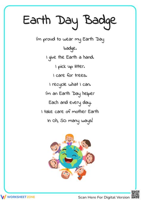 Celebrate the Earth Day and thinking about your roles and your actions with this cute poem worksheet. Try it out! #earthday #theearth #poems #earthdaypoems #printables #worksheet #kidsactivities #printableforkid #reading #holiday #poemsforkids #pdf #diy #recycle #recycling Earthday Activity For Kids, Mother Earth Poem, Happy Makar Sankranti Wallpaper, Makar Sankranti Wallpaper, Poem Worksheet, Earth Day Poems, Earth Poems, Earth Day Worksheets, Happy Makar Sankranti