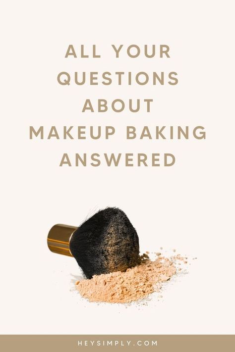 Makeup, Baking Best Baking Powder Makeup, How To Bake Your Face Make Up How To Apply, Bake Makeup, Baked Makeup, What Is Purpose, Face Baking, Apply Concealer, Baking Makeup, Small Twist