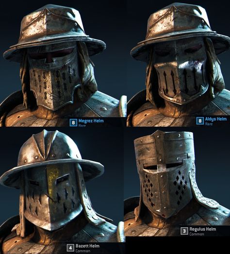 For Honor Conqueror Helmets For Honor Conqueror, Knight Helmet Design, For Honor Art, For Honor Armor, Crusader Armor, Fantasy Helmet, For Honor Characters, Medieval Helmet, Knight Helmet