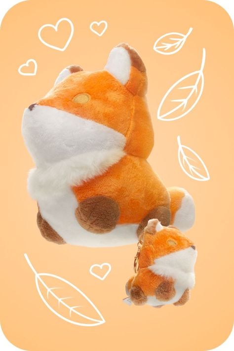 Sewing Stuffed Animals, Fox Girl, Kawaii Plush, Kawaii Plushies, Cute Stuffed Animals, Cute Toys, Different Textures, Cute Plush, The Fox