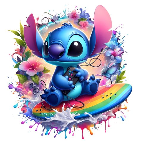 Disney Sublimation Designs, Lilo And Stitch Tumbler, Stitch Sublimation, Lilo En Stitch, Lilo And Stitch Characters, Stitch Png, Stitch Tattoo, Lilo And Stitch Drawings, Stitch Character