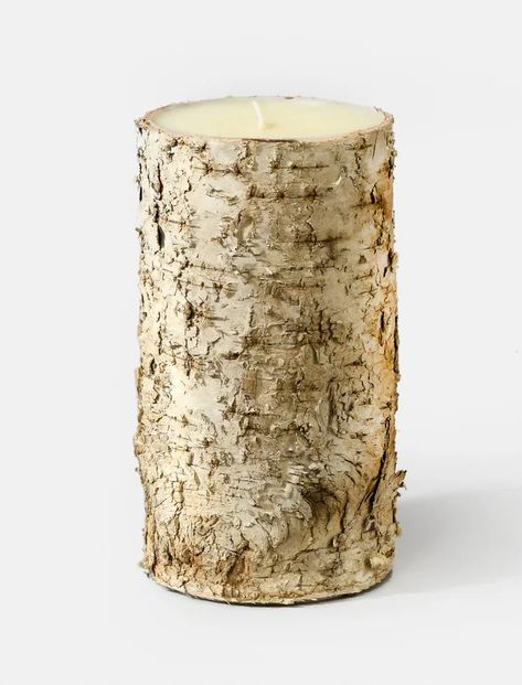 Birch bark candles