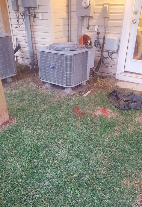 My Tiny Backyard: Before and Plans (ORC Week 1) How To Hide Hvac Unit Outside, Side Yard Landscaping With Ac Unit, Landscaping Around Ac Unit, Ac Unit Landscaping, Hvac Fence, Hide Ac Units, Air Conditioner Screen, Hvac Cover, Tiny Yard