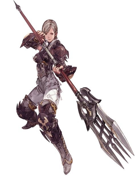 Hyur Female Lancer from Final Fantasy XIV: A Realm Reborn Dragoon Final Fantasy, Realm Reborn, Art Final, Final Fantasy Art, Fantasy Armor, Final Fantasy Xiv, Female Character, Fantasy Rpg, 판타지 아트