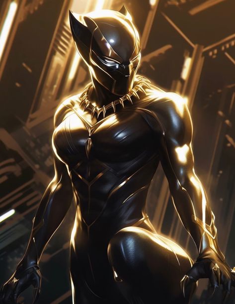 Female Black Panther Art, Female Black Panther, Black Panther Shuri, Shuri Black Panther, Black Panther King, African Superhero, Spiderman Black, Cheetah Cubs, Panther Art