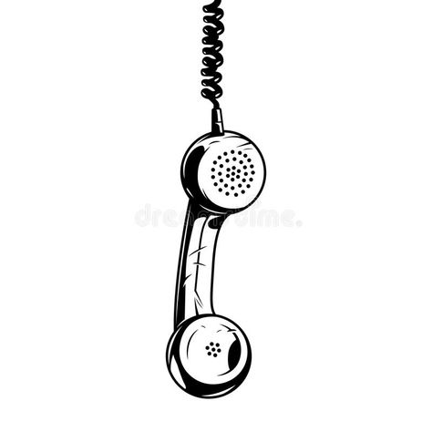 Telephone Drawing, Create Your Own Comic, Flower Reference, Retro Telephone, Comics Style, Wrist Tattoo Designs, Telephone Vintage, Sketch Tattoo Design, Retro Phone