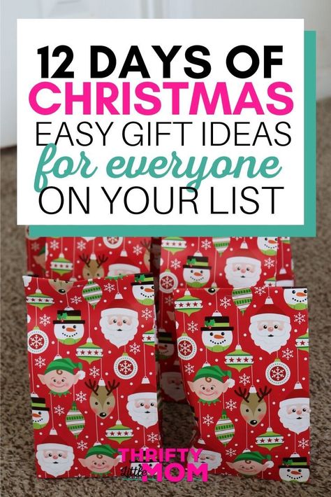 Celebrating the 12 days of Christmas? Try these unique, inexpensive gifts for everyone on your list! These ideas for kids are perfect for classroom parties. Use the ideas for men and women for friends or coworkers at your Secret Santa party. #christmas #partyideas #giftideas Christmas Gifts List, 12 Days Of Christmas Gifts, Novelty Gifts For Men, Christmas Budget, 12 Days Of Xmas, Inexpensive Gifts, The 12 Days Of Christmas, Christmas Decorations For Kids, Christmas Gifts For Coworkers