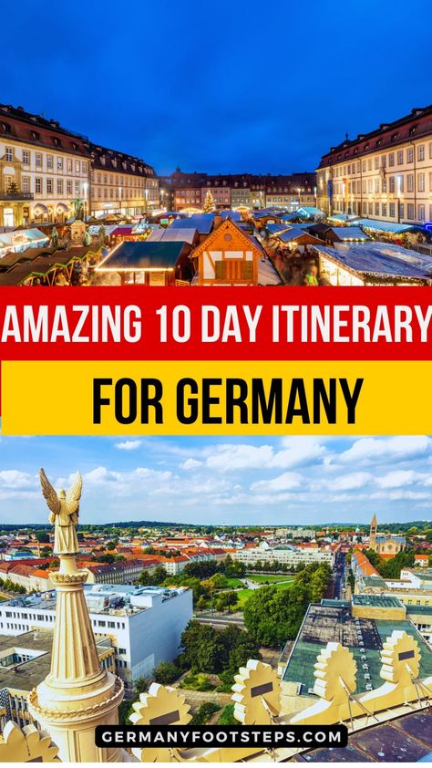 Planning your dream vacation in Germany? Our Germany 10 day itinerary is designed to help you make the most of your time during your 10 day trip to Germany, filled with must-see sights and experiences. Save this pin so you can easily access the perfect plan for your unforgettable Germany 10 days! Germany Must See, Nuremberg Castle, Trip Planning Checklist, Germany Itinerary, 10 Day Itinerary, Trip To Germany, Places In Germany, Rothenburg Ob Der Tauber, Beer Hall