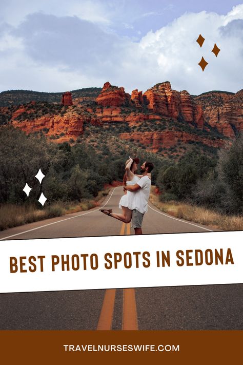 Top 5 Instagrammable Places in Sedona; How to Get There and When to Go Most Instagrammable Places In Arizona, Sedona Instagram Pictures, Sedona Photography Spots, Sedona Family Photos, Sedona Picture Ideas, Arizona Photoshoot Ideas, Sedona Arizona Aesthetic, Arizona Picture Ideas, Sedona Pictures