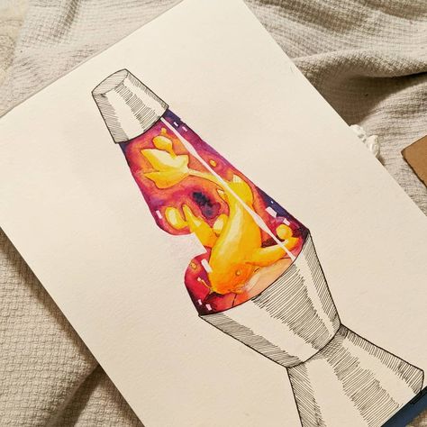 Watercolor Lava Lamp, Watercolor Trippy, Trippy Watercolor Art, Surrealism Watercolor, Beaver Cartoon, Koi Watercolor, High School Art Projects, A Place For Everything, Trippy Painting