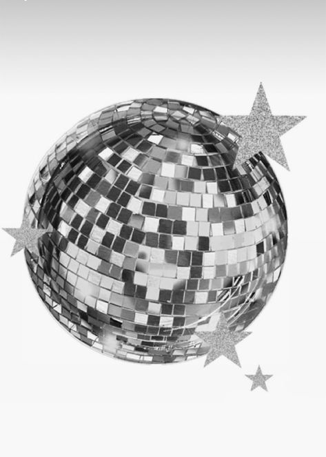 Black And White Disco Ball Aesthetic, Disco Ball Asthetics, Mirrorball Widget, Disco Ball Pfp, Black And White Disco Ball, Yearbook Mods, Bola Disco, Disco Ball Aesthetic, Y2k Pictures