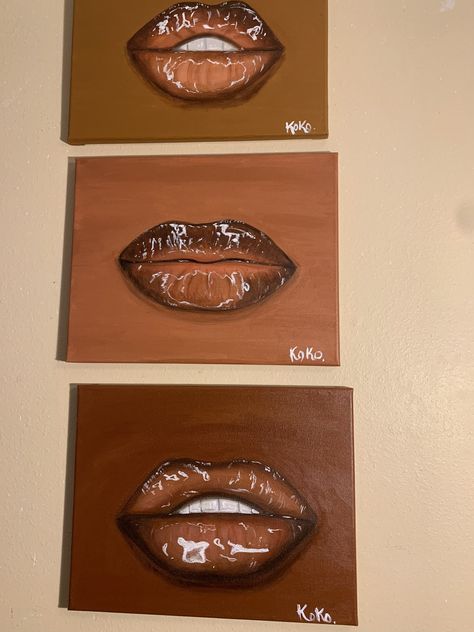 Melanin Painting Ideas, Melanin Art Aesthetic, Black Art Painting Canvas, Aesthetic Melanin Wallpaper, Melanin Art Wallpaper, Paintings Of Black Women Body Art, Black Art Wallpaper, Brown Skin Girl, Black Art Painting