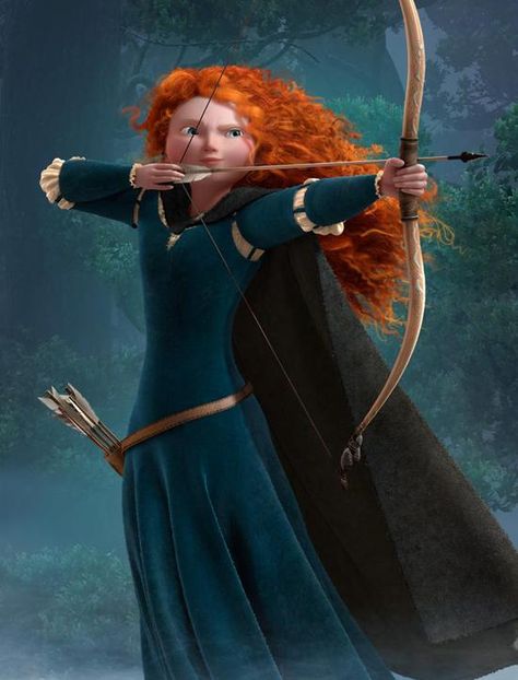 Merida dans Rebelle Rebelle Disney, Prenses Merida, Merida Costume, Brave Wallpaper, Tattoo Cartoon, Brave Movie, Brave 2012, Merida Disney, Brave Merida