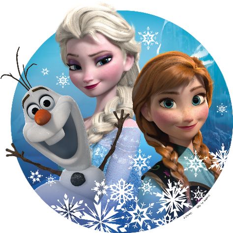 Elsa Anna And Olaf, Elsa Cake Toppers, Elsa Cake Frozen, Anna And Olaf, Frozen Images, Frozen Printables, Frozen Party Decorations, Frozen Birthday Theme, Cupcake Cookie