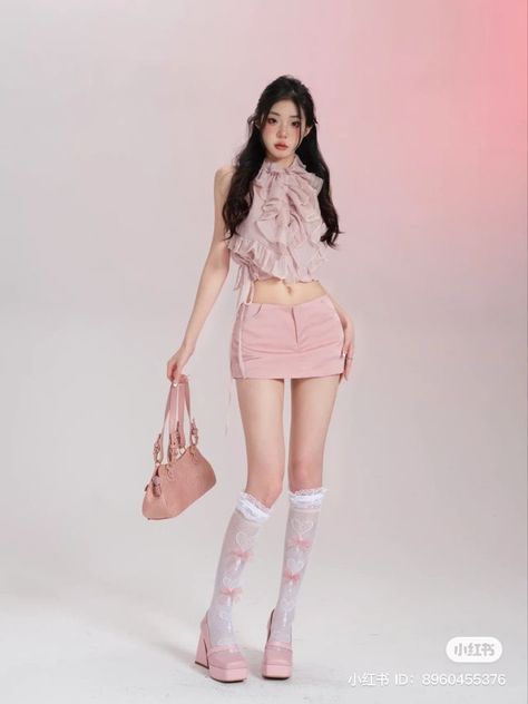 Chinese Summer Fashion, Volume Skirt, Style Kawaii, Kawaii Fashion Outfits, Pose References, Kpop Fashion Outfits, Really Cute Outfits, Kawaii Clothes, Kpop Outfits