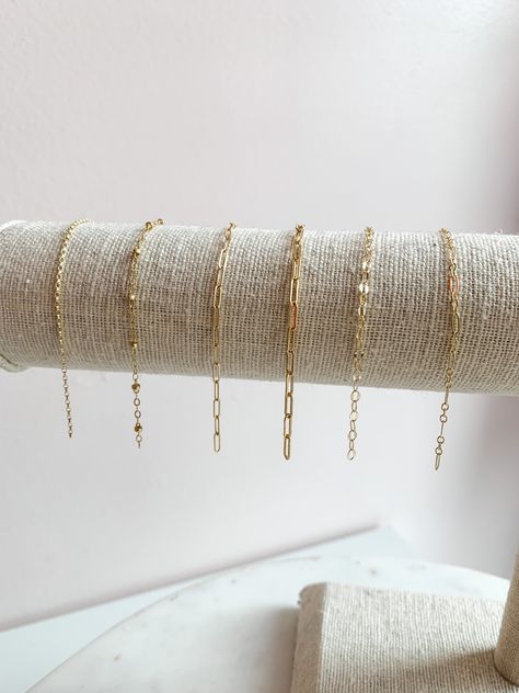 Now offering Permanent Jewelry at our shop, Catalyst Mercantile located at 117 N Main St, Mount Holly 28120! Treat yourself to dainty, high quality jewelry you never have to take off. Choose between 14k Gold Fill, 14k Rose Gold Fill, or Sterling Silver and have a bracelet, anklet or even a necklace made custom for you! What is Permanent Jewelry? It is a dainty everyday custom bracelet or anklet that is micro welded to your wrist to give you a totally seamless bracelet. It is a quick, fun, and to Permenant Jewelry Set Up, Jewellery Dainty, Charm Bar, Permanent Jewelry, Rose Gold Charms, Bridesmaid Box, Custom Bracelet, Custom Bracelets, Jewelry Business