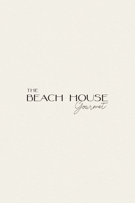 Luxury Gourmet logo Homemade Gourmet, Tropical Weather, The Beach House, House Logo, Gourmet Foods, Home Stay, Island Paradise, Brain Dump, Logo Collection