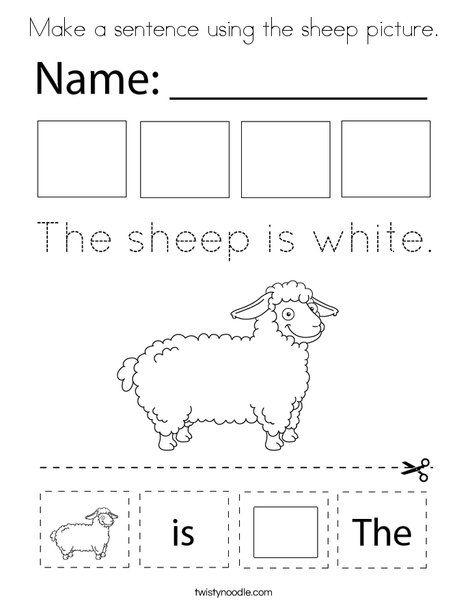 At Words, Sentence Scramble, Word Order, Preschool Colors, Sorting Games, Cvc Word, 2nd Grade Worksheets, Word Sentences, Simple Sentences