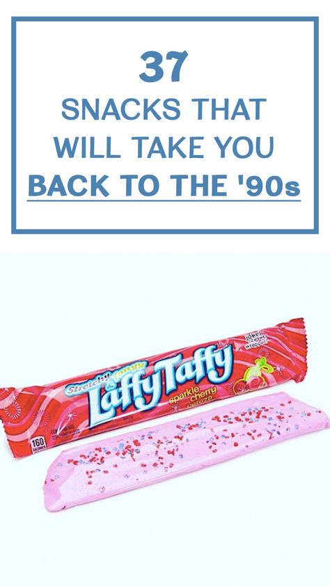 Despite our parents' best attempts to make us eat vegetables, most kids in the '90s would've preferred to feast on junk food. And let's face it, '90s snacks were especially delectable. For your daily serving of nostalgia, take a look back at our favorite foods and snacks from childhood. Surprisingly, some of these '90s foods have actually withstood the test of time, while others now live in '90s snack heaven. 90s Food Packaging, 90s Nostalgia Food, Early 2000s Snacks, Childhood Favorite Foods, 90’s Food, 2000s Snacks, 90s Party Food Ideas, 90s Breakfast, Board Game Night Snacks