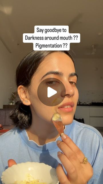 Pigmentation Around Mouth, Dark Skin Around Mouth, Darkness Around Mouth, Turmeric Powder, Cinnamon Powder, Trending Songs, Skin Routine, Skin Food, Skin Tips