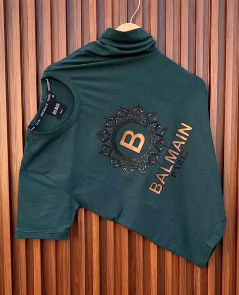 *BRAND-BALMAIN PARIS*🤩🤩 *ROUND NECK T-SHIRTS*😍😍 *SHOWROOM ARTICLE*😘😘 *100% COTTON FABRIC*👌👌 RECOMENDED FOR OWN USE💯💯 *PREMIUM DESIGN*🎗🎖 *TRENDING ARTICLE*🎰🎰 *HIGH QUALITY 3D PRINTING *❤️‍🔥❤️‍🔥 *SIZES M(38) L(40) XL(42) XXL(44)*✅✅ *PRICE JUST @₹ 620/- 🏷FREE SHIPPING ALL OVER INDIA* *FULL STOCK* T Shirt Design 2023 Trend, Ti Shirt Design, Ti Shirt, Best Mens T Shirts, Boys Summer Fashion, Men Logo, Polo Shirt Design, Balmain Paris