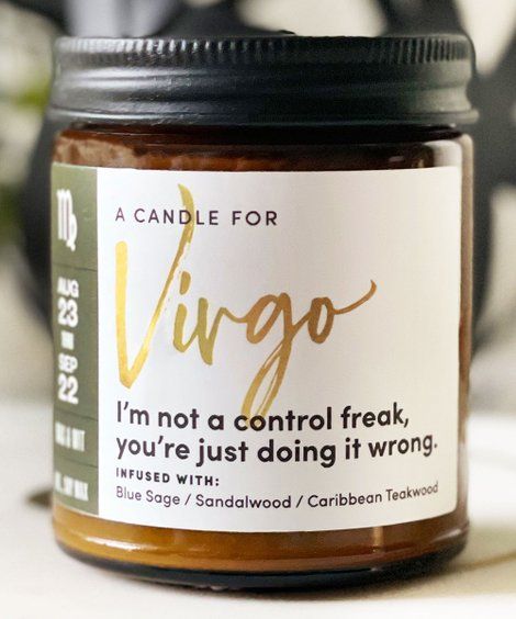 Horoscope Candles, Candle Jar Labels, Candles Making, Homemade Scented Candles, Zodiac Candles, Candle Quotes, Virgo Quotes, Saving Strategies, Candle Ideas