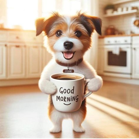 Good Morning Puppy, Good Morning Dog, Happy Friday Pictures, Funny Good Morning Messages, Good Morning Animals, Latest Good Morning Images, Images Emoji, Latest Good Morning, Good Morning Happy Friday