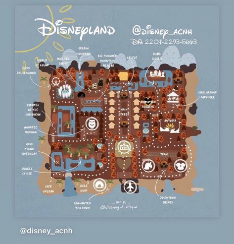 Dream Land Animal Crossing, Disneyland Animal Crossing, Anch Dream Island Codes, Dream Code Animal Crossing, Acnh Star Wars Island, Disney Animal Crossing Designs, Acnh Treasure Island Dodo Code, Dream Islands Acnh, Acnh Disney Ideas