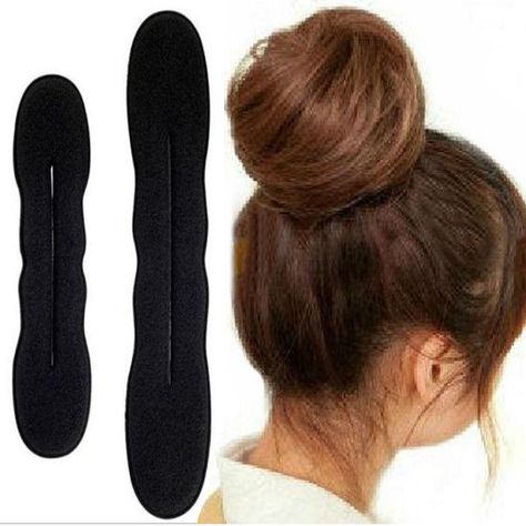 Magic Twist Bun Maker  #designerbags #motherday #chicbags #crocodile Nighttime Hairstyles, Up Dues, Hairclip Hairstyles, Hair Twist Bun, Fake Hair Buns, Bun Maker Hairstyles, Orange Eye Makeup, Magic Sponge, Shimmer Eye Makeup