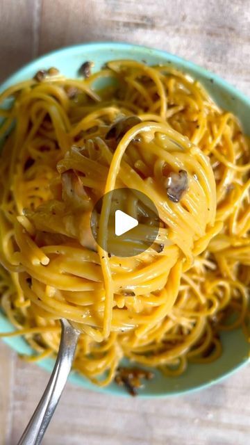 Pasta With Egg Yolk, Shay Spence, Apple Crisp Bars Recipe, Mushroom Carbonara, Shiitake Mushrooms, Mushroom Pasta, Egg Yolks, Bars Recipe, Shiitake Mushroom