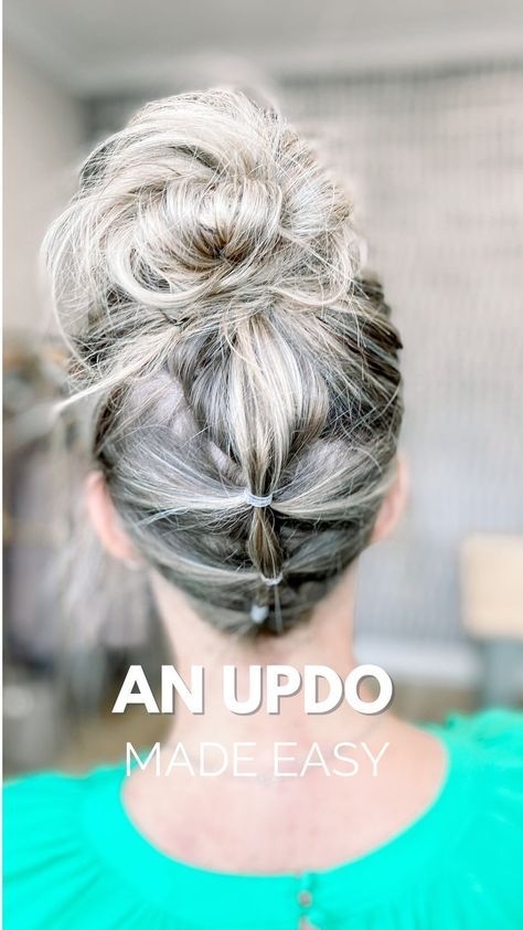 Easy Up Dos For Shoulder Length, Easy Hair Updos Shoulder Length, Braid Ideas For Medium Length Hair, Shoulder Length Hair Updo Easy Casual, Easy To Do Hairstyles For Medium Hair Shoulder Length, Different Ways To Style Shoulder Length Hair, Easy Styles For Shoulder Length Hair, Quick Easy Shoulder Length Hairstyles, Shoulder Length Updo Easy Tutorial