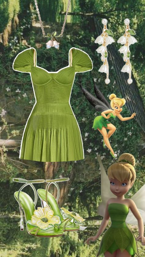 Tinkerbell Cosplay, Fairies Tinkerbell, Fairy Cosplay, Pixie Hollow, Disney Fairies, Halloween Inspo, Fairy Costume, Cosplay Outfits, Real Life