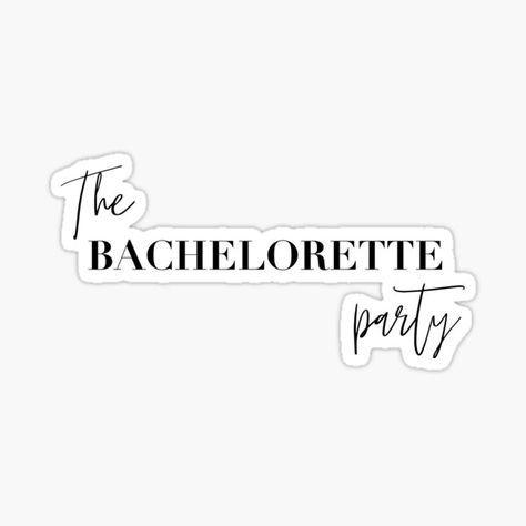 Bachelorette Party Stickers, Baby Shower Return Gifts, The Bachelorette Party, Bach Bash, The Bachelorette, Bridal Party Shirts, Party Shirts, Bachelorette Party, Bridal Party