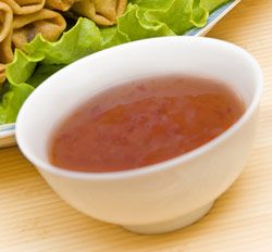 Plum Sauce is easy to make and can be served hot or cold. Recipe...http://www.chineserecipes.com/sauces/plum-sauce Plum Sauce Recipe Chinese, East Dips, Plum Sauce Recipe, Plum Sauce, Plum Jam, Asian Sauce, Condiment Recipes, Gravy Sauce, Chicken Dish