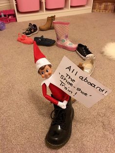 Black Elf On The Shelf Ideas, Cool Elf Ideas, Elf On Shelve Ideas Fun, Rlf On The Shelf Ideas For Kids For Boys, Elves First Day Back, 1st Day Of Elf On The Shelf Ideas, Elf Introduction Ideas, Diy Christmas Recipes, Elf On The Shelf Ideas 2023