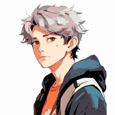 Anime Style Character, Man Anime, Style Character, Character Vector, Vector Illustration Design, Anime Style, Premium Vector, Anime Boy, Manga Anime