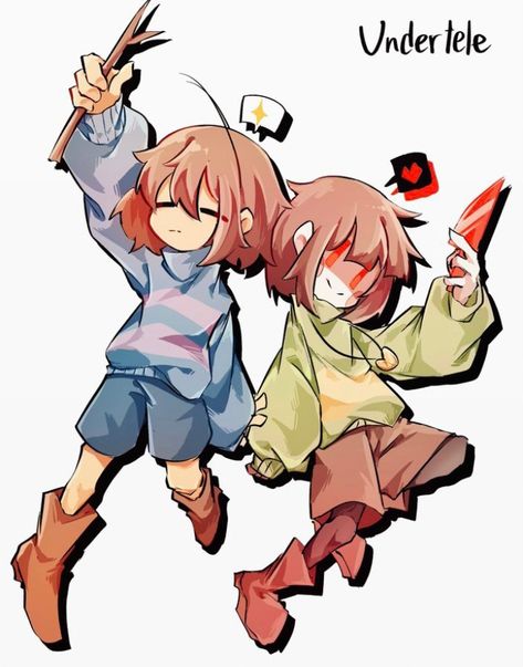 Créditos: @cero_09051 (Twitter) Undertale Fanart Cute, Frisk And Chara Fanart, Cute Png Aesthetic, Chara Undertale Fanart, Frisk X Chara, Underfell Frisk, Frisk Fanart, Undertale Frisk, Undertale Oc