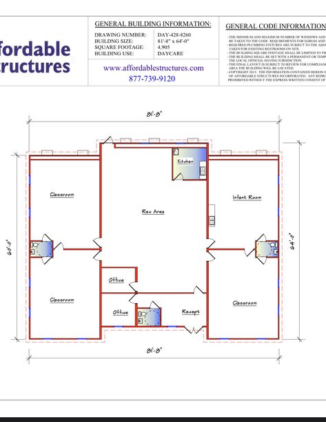 Home Daycare Layout Floor Plans, Open Daycare Center, Small Childcare Center Design, Daycare Center Layout Floor Plans, Small Daycare Floor Plans, Daycare Center Ideas Buildings, Daycare Design Layout, Daycare Layout Floor Plans, Daycare Building Plans