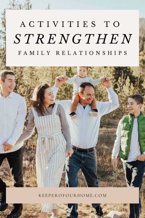 Good Family Relationships, Family Relationship Building Activities, Family Trust Building Activities, Family Relationship Therapy Activities, Healthy Family Relationships, Family Bonding Activities, Family Relations, Raising Teenagers, Family Devotions