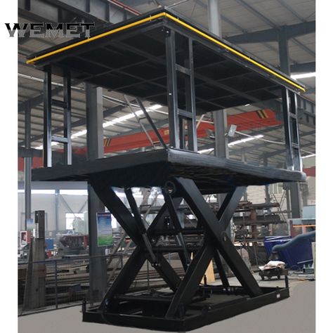 Garage Platform, Garage Car Lift, House Lift, Motorcycle Store, Elevator Design, Work Platform, Luxury Garage, Scissor Lift, Lift Design