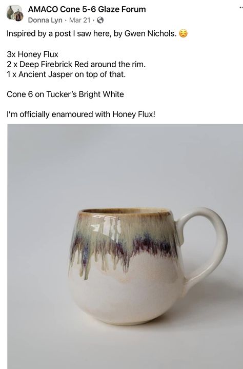 Saturation Metallic Glaze Combinations, Neutral Pottery Glazes, Amaco Glaze Layering Oatmeal, Birch Glaze Combinations, River Birch Glaze Combinations, Glaze Recipes Ceramics, Honey Flux Glaze, Glaze Layering, Pottery Ornaments