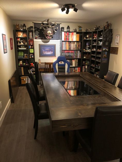 Dnd Tavern Room Ideas, Dnd Room Aesthetic, Dnd Room Interior Design, Dnd Room Ideas, Dungeons And Dragons Room, Dnd Decor, Dnd Room, Dnd Table, Rpg Table