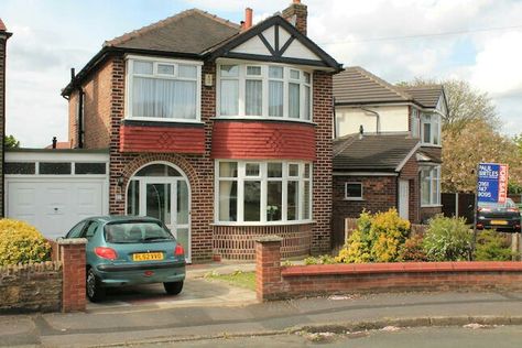 1930s Detached House and front garden British Detached House, British House Exterior, Boring House, 1930s House Exterior, British Houses, Houses Uk, British House, Uk House, 1930s House