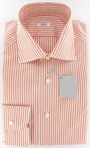 Dress Shirt And Tie, Shop Dress, Tuxedo Shirts, Orange Accents, Mens Stripes, Mens Wear, Orange Shirt, Orange Pattern, Mens Shirt Dress