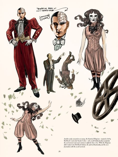 Bioshock Concept Art Character Design, Clockwork Automaton Fantasy Art, Victorian Monster Hunter, Alice Madness Returns Concept Art, Dieselpunk Magic, Columbia Bioshock, Ghost Project, Bioshock Game, Bioshock Art