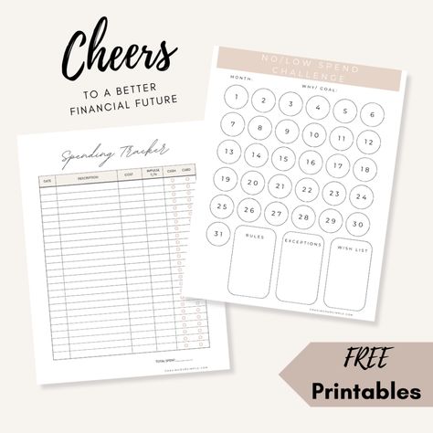 no spend tracker printable Free Spending Tracker Printable, Daily Spending Tracker Free Printable, No Spend Tracker Printable, No Spend Challenge Printable Free, No Spend Calendar, No Spend January Printable, No Spend Month Template, No Spend Challenge Printable, No Spend Tracker